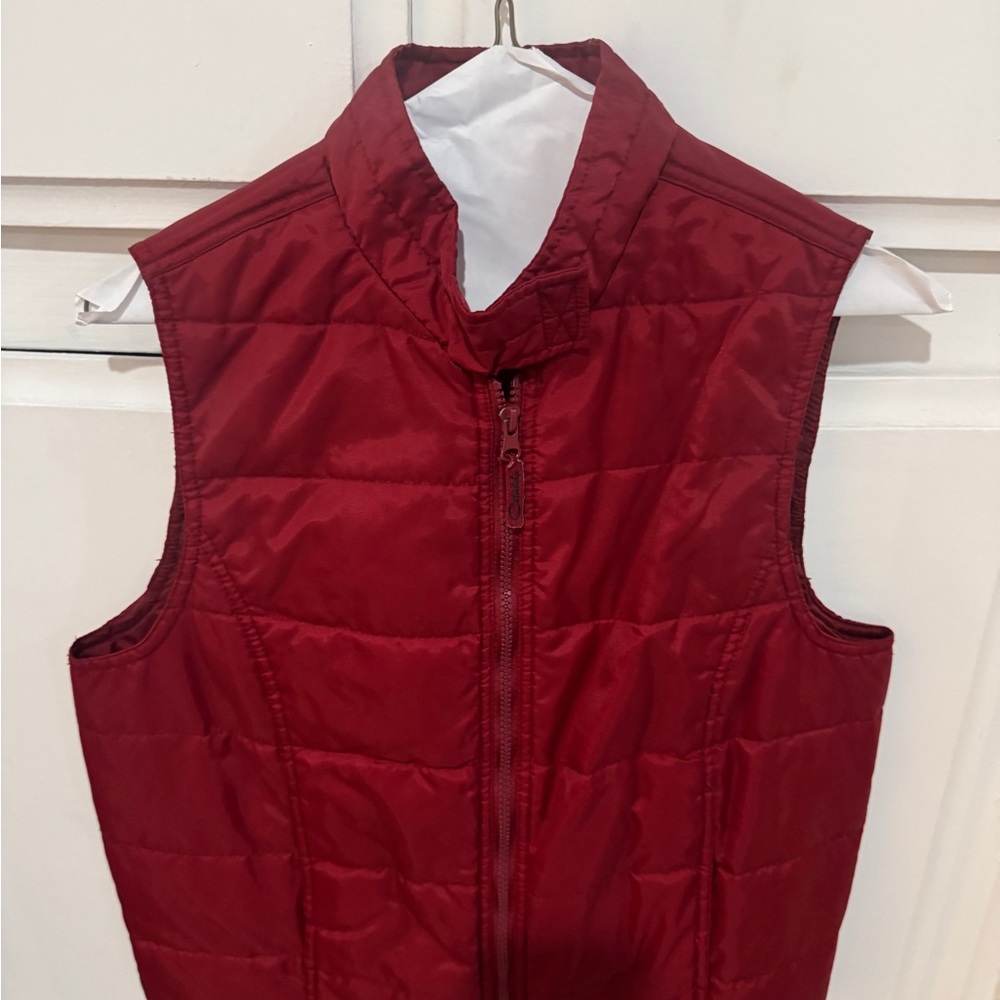 Catalina Women's Rich Red Puffer Vest